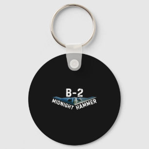 Midnight Hammer B-2 Plane Donald Trump  Key Ring
