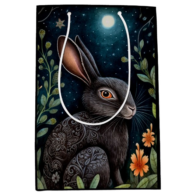 Midnight Hare  Gift Bag (Front)