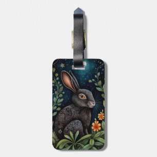 Midnight Hare   Luggage Tag
