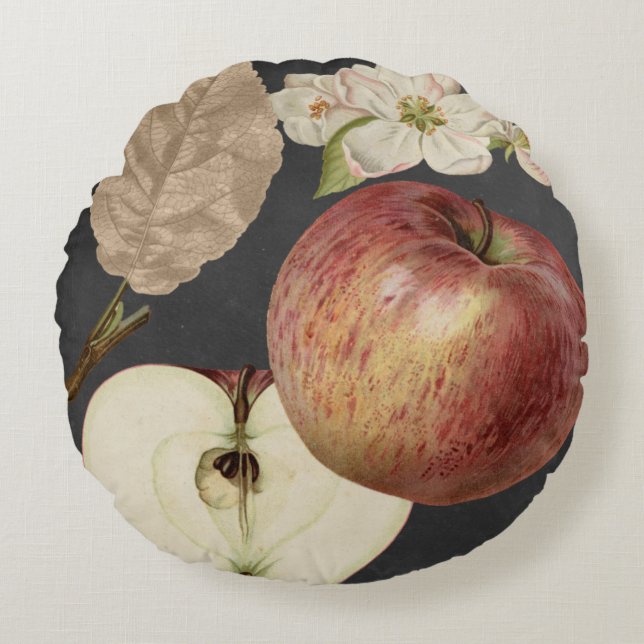 Midnight Harvest II Round Cushion (Front)