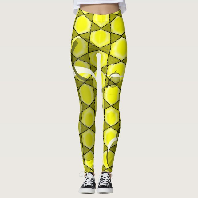 Midnight Honeybee  Leggings (Front)