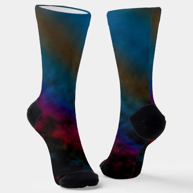 Midnight Horizon Socks (Angled)