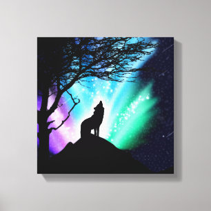 Midnight Howl Canvas Print
