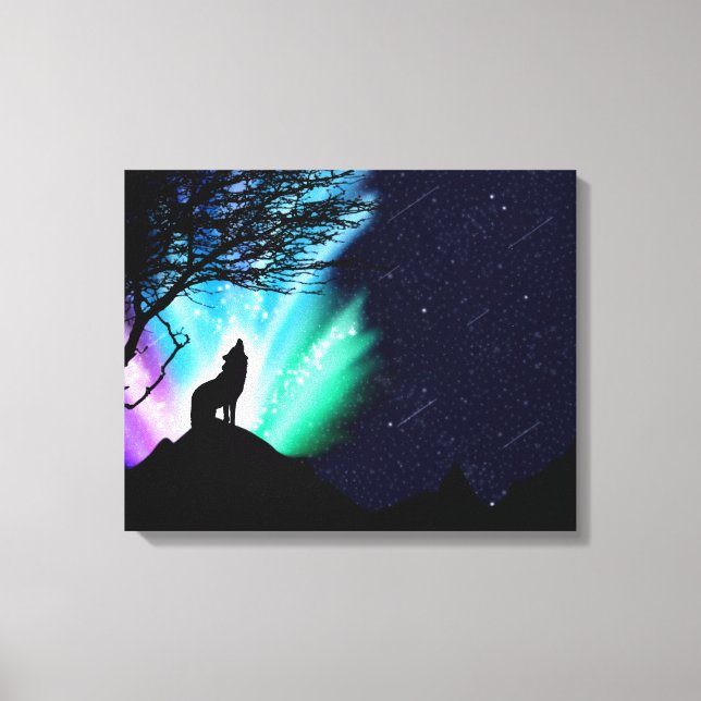 Midnight Howl Canvas Print (Front)