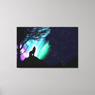 Midnight Howl Canvas Print