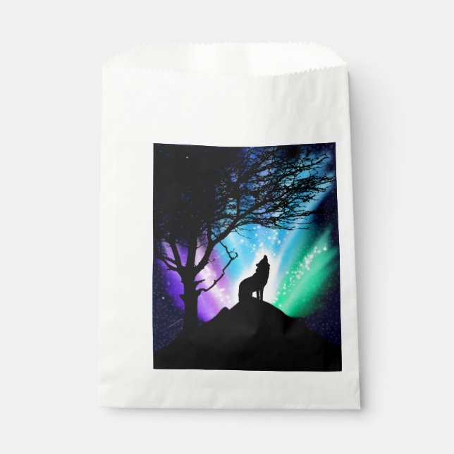 Midnight Howl Favour Bags (Front)