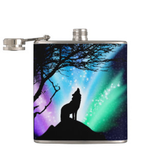 Midnight Howl Hip Flask