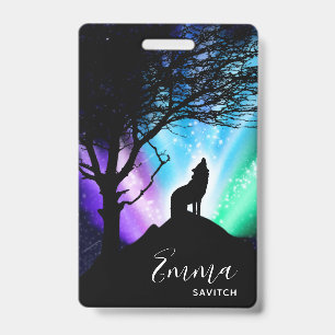 Midnight Howl ID Badge