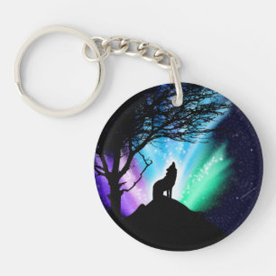 Midnight Howl Key Ring