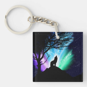 Midnight Howl Key Ring