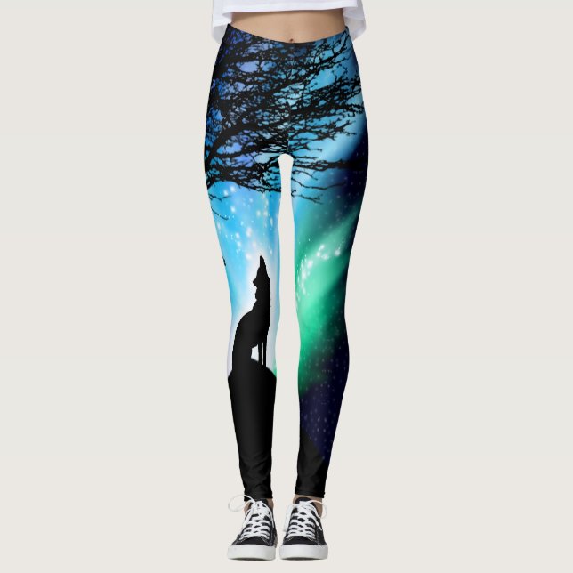 Midnight Howl Leggings (Front)