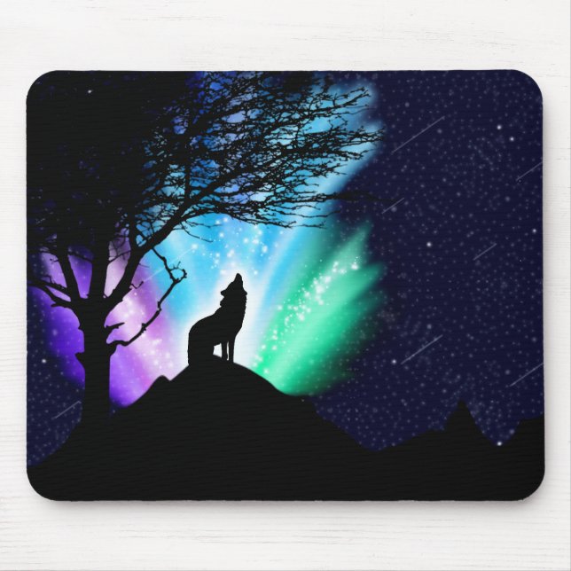 Midnight Howl Mouse Mat (Front)