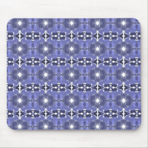 Midnight Indigo Kaleidoscope Mouse Mat