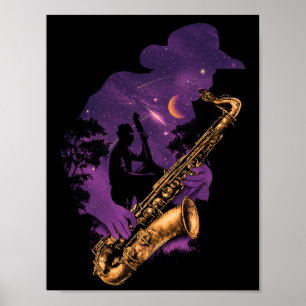 Midnight Jazz Poster