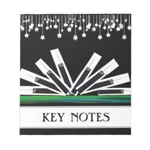 MIDNIGHT KEYS NOTEPAD