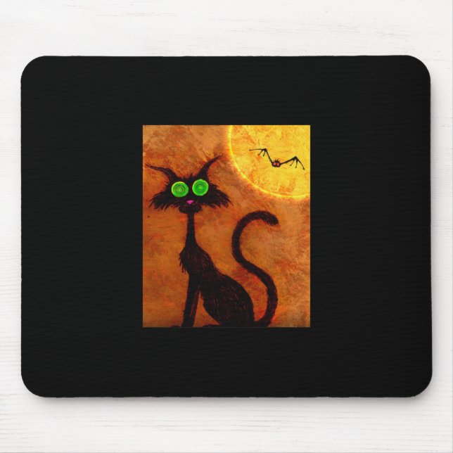 Midnight Kitty Collection Mouse Mat (Front)