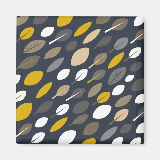 Midnight Leaves Magnet (Front)