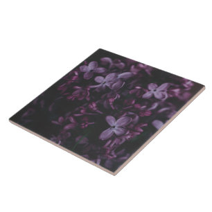 Midnight Lilac Reverie Ceramic Tile