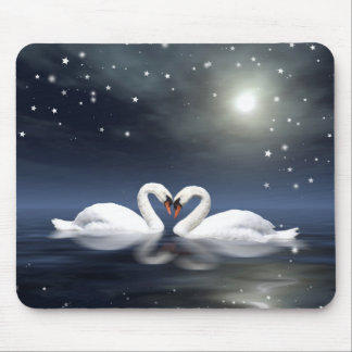 Midnight love mouse mat