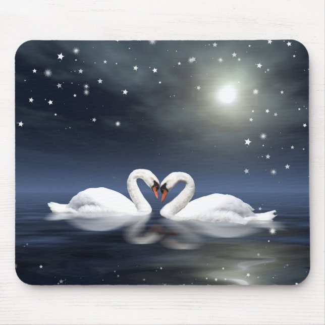 Midnight love mouse mat (Front)