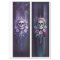 Midnight Macabre, Stunning Gothic Skull in Plum