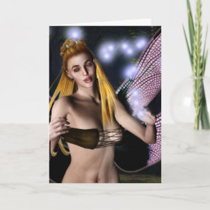 Midnight Magic Customisable Greeting Card