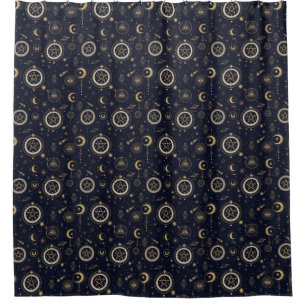 Midnight Magic Shower Curtain