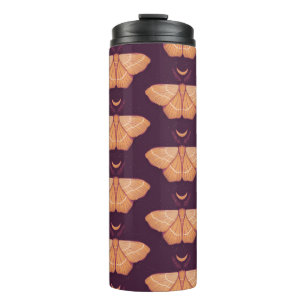 Midnight Magic: Witchy Night Moth Thermal Tumbler