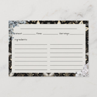 Midnight Majesty Recipe Card