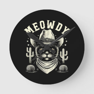 Midnight Majesty Unique Round Clock