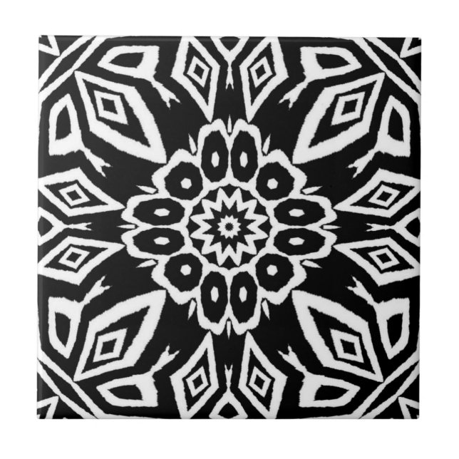 Midnight Mandala Tile (Front)