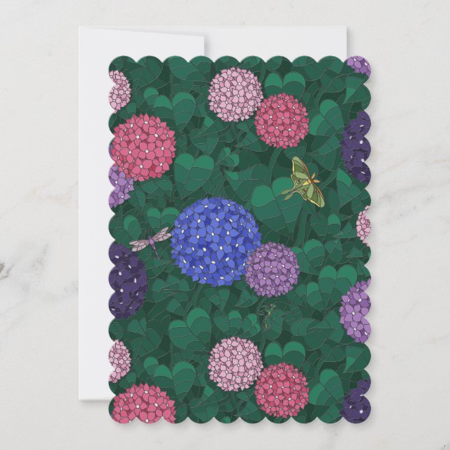 Midnight Mantis & Moon Moth Card (Front)