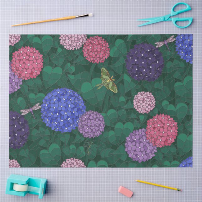 Midnight Mantis & Moon Moth Tissue paper (Craft)