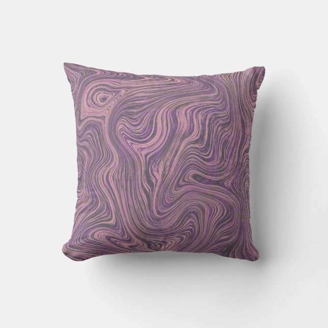 “Midnight Marble  Cushion (Front)
