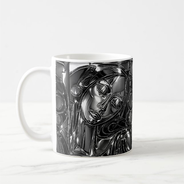 Midnight Marble Mug (Left)