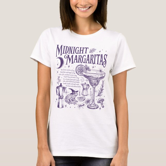 Midnight Margaritas Halloween Shirt (Front)