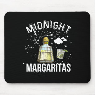 Midnight Margaritas Party For Halloween Witch Cute Mouse Mat