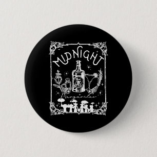 Midnight Margaritas Practical Magic Tee Halloween  6 Cm Round Badge