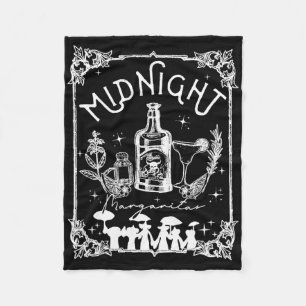 Midnight Margaritas Practical Magic Tee Halloween  Fleece Blanket