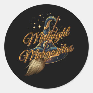 Midnight Margaritas Society Practical Magic Witch  Classic Round Sticker