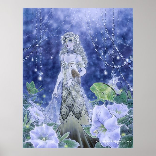 Midnight Masquerade Art Print (Front)