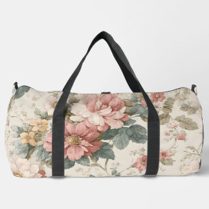 Midnight Meadow Wildflower Duffle Bag