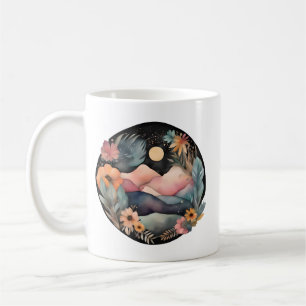 Midnight Meadows: Moonlit Blooms Coffee Mug
