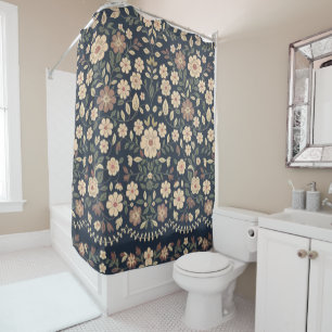 Midnight Meadows  Shower Curtain