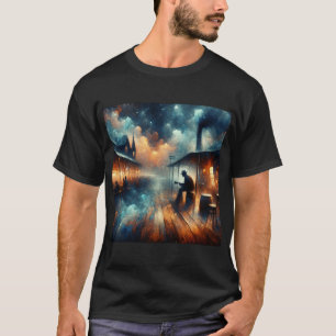 Midnight Melodies: Enigmatic Blues Tee