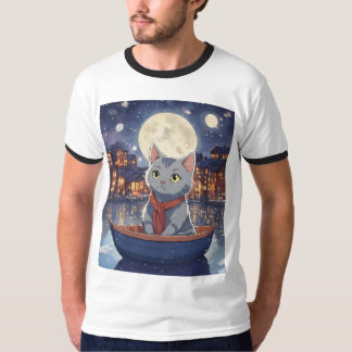 Midnight Meowgic * Lunar Voyage * Dreamy Drifter T-Shirt