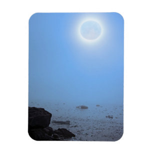 Midnight Moon   Arctic, Svalbard Magnet