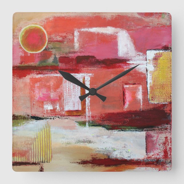 Midnight Moon Wall Clock (Front)