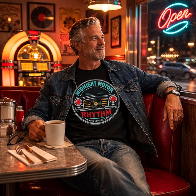 Midnight Motor Rhythm – Chrome Revival T-Shirt (Creator Uploaded)