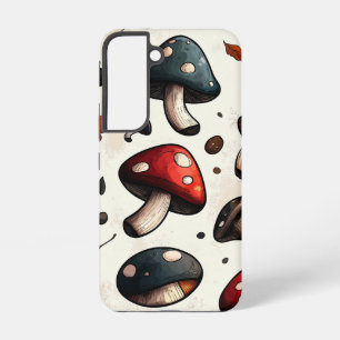 Midnight Mushrooms – Cottagecore Forest Phone Case